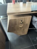 Stary Büromöbel-Set, eiche/schwarz – Bild 5