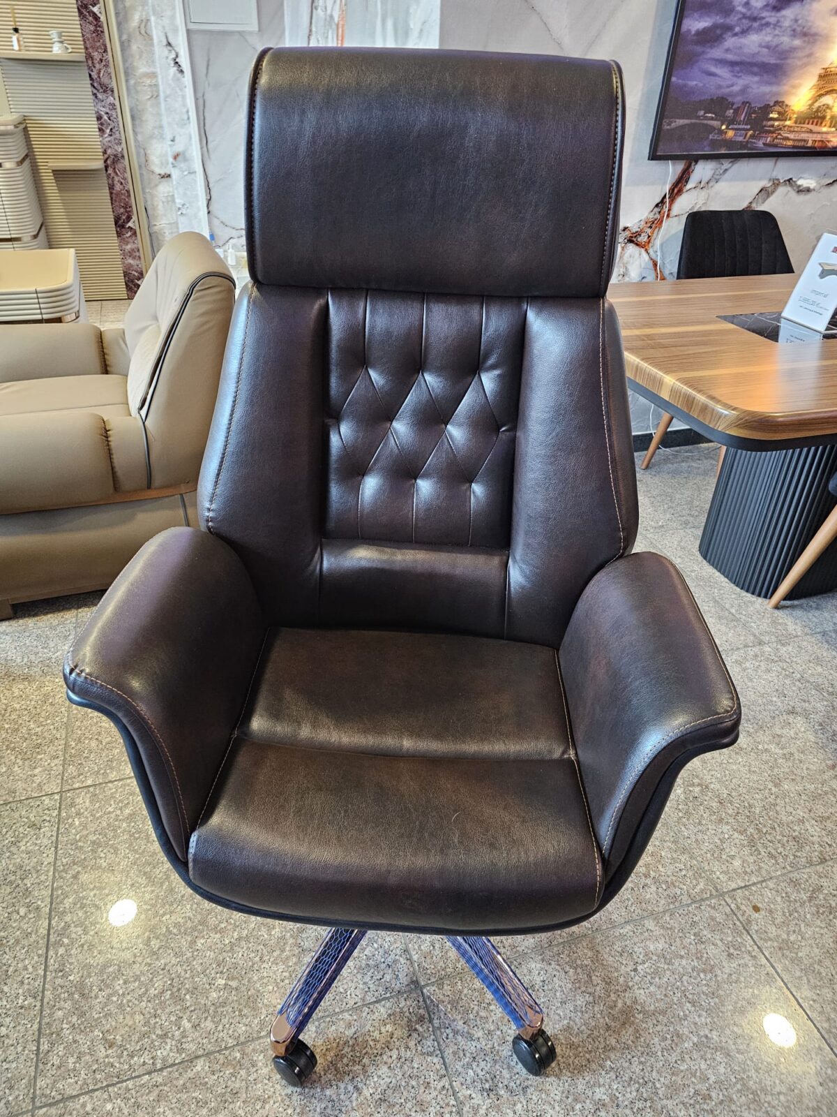 Truva Chefsessel - dunkelbraun / anthrazit – Bild 1